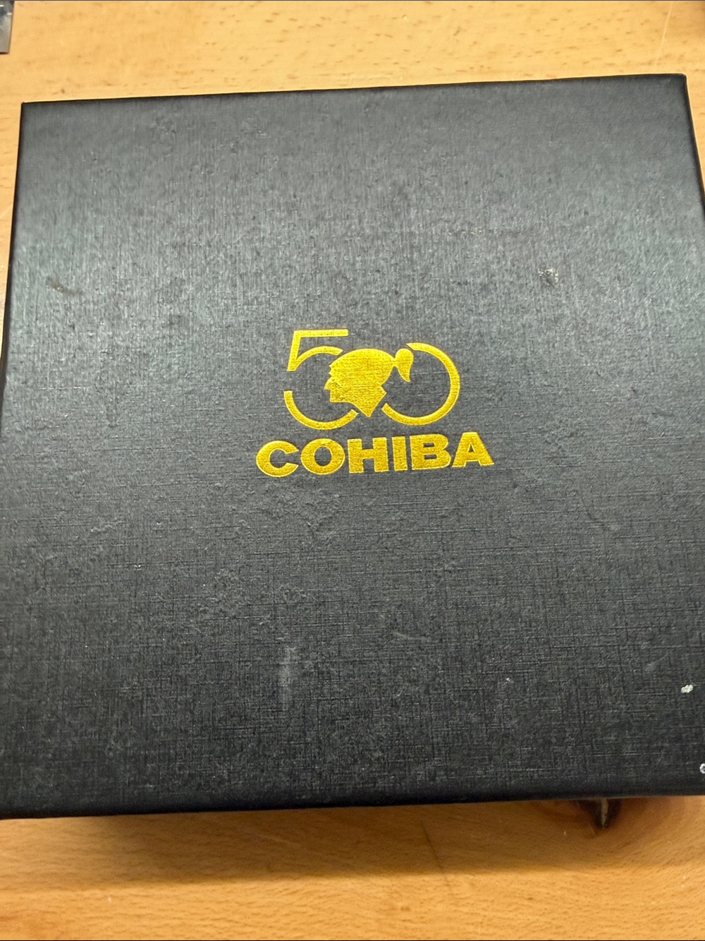 Cohiba 50 Yellow Triangular Ashtray - Picture 3 of 6